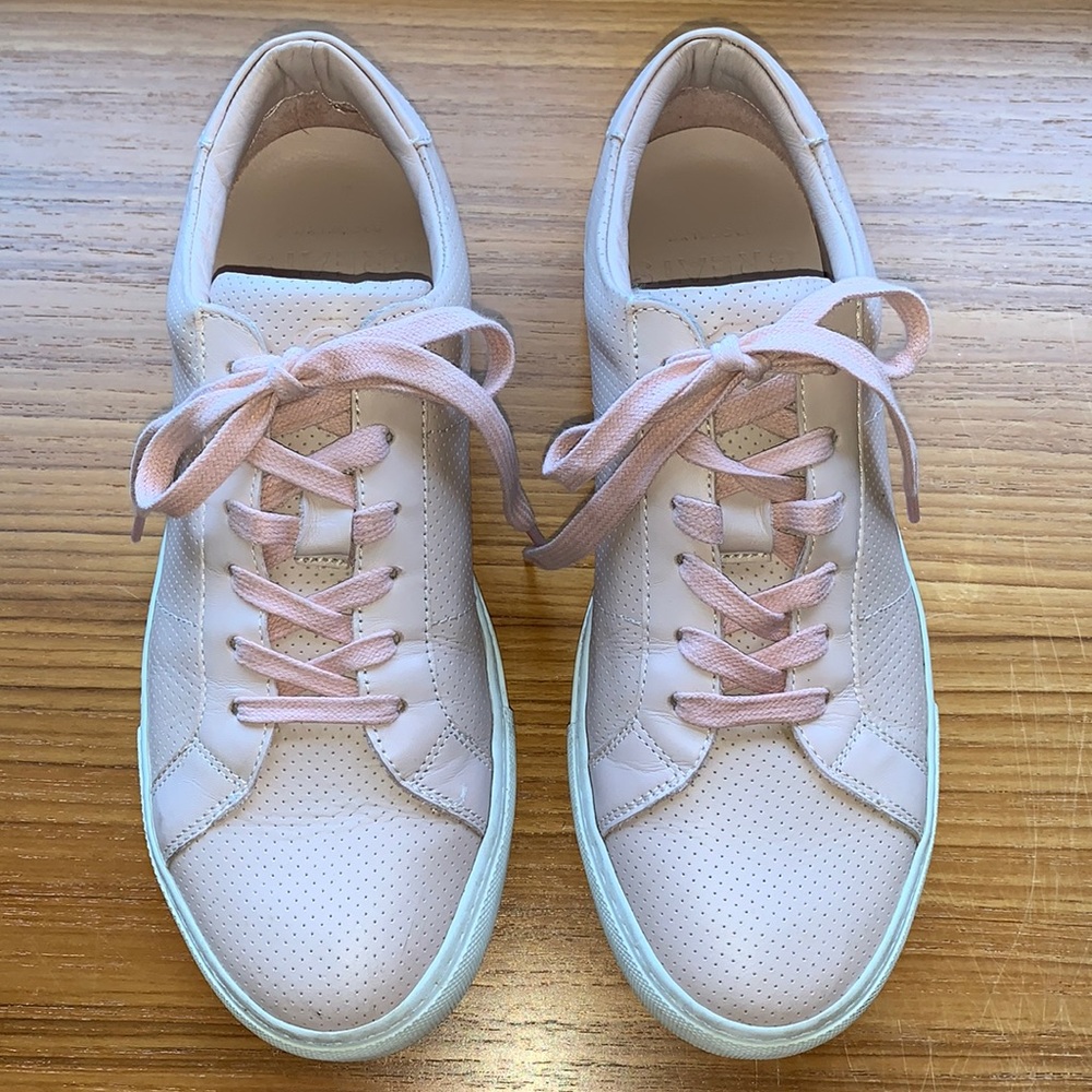 GREATS Royale pink leather low tops sneaker - Picture 4 of 7